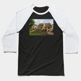 Thatched Cottage, Somerset Baseball T-Shirt